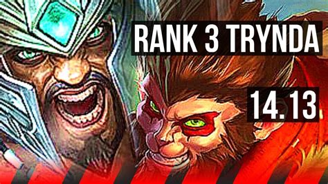 TRYNDAMERE Vs WUKONG TOP Rank 3 Trynda 7 Solo Kills 11 2 3