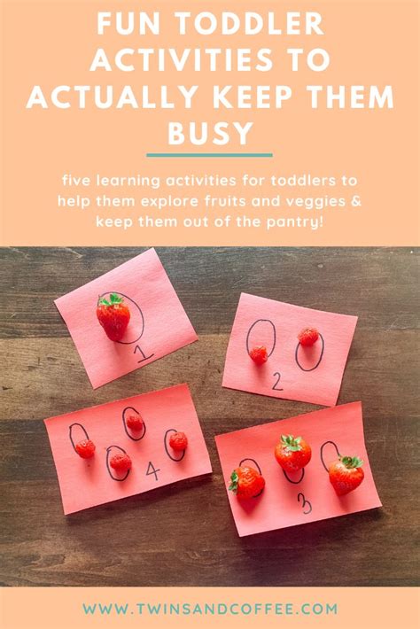 Cognitive Development Activities For Toddlers With Fruits And