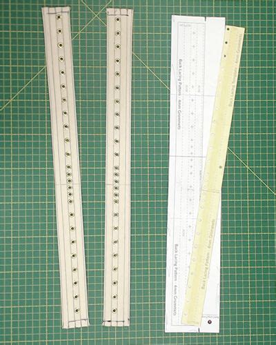 Free Corset Back Lacing Template Araneablack Strip Pattern Pdf