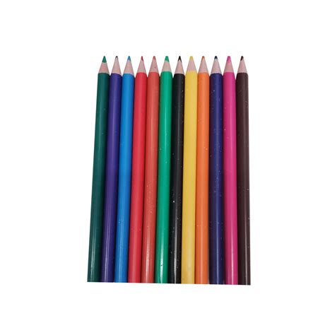 Set De 12 Lápices Triangulares Jumbo Colores Seigard