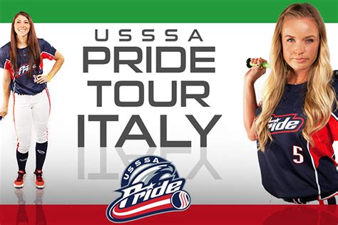 Usssa Pride To Face Italian National Team In 4 Game Exhibition Series