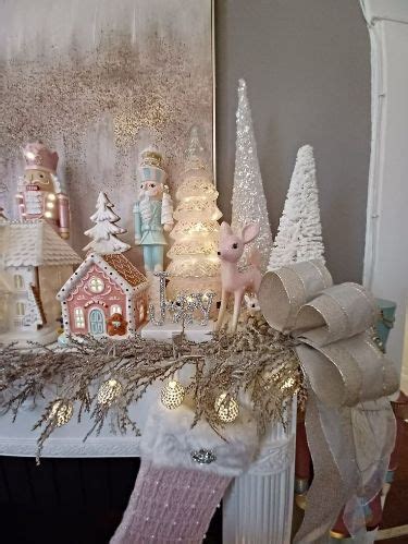 Pin By Esmeralda On Pink Christmas In Pink Christmas Decorations