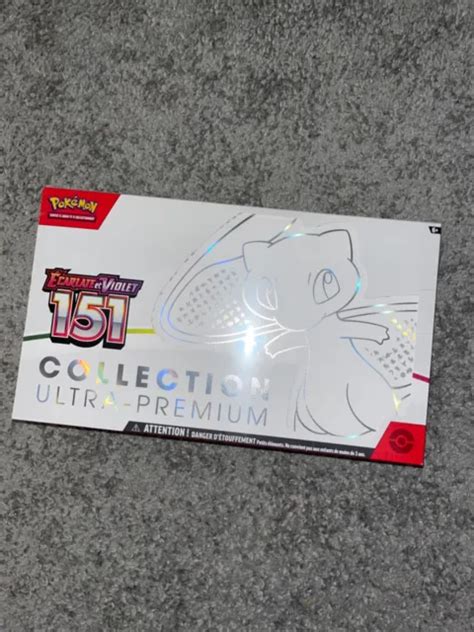 COFFRET COLLECTION ULTRA PREMIUM Pokémon 151 EV3 5 Mew Neuf Scellé