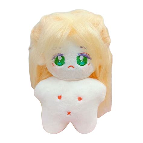 BAELLERT CM Naked Cotton Doll Colorful Hair DIY Hairstyles Cute Big Eyes Anime Girl Doll