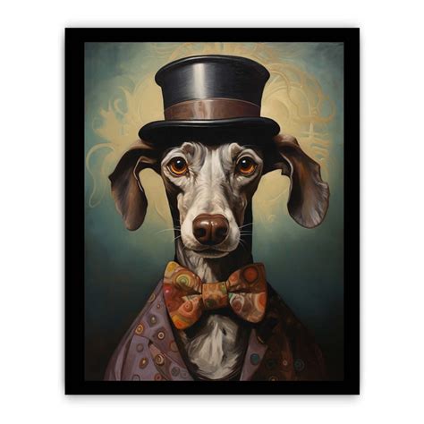 Modern Dog Art Print Fame Art Gallery