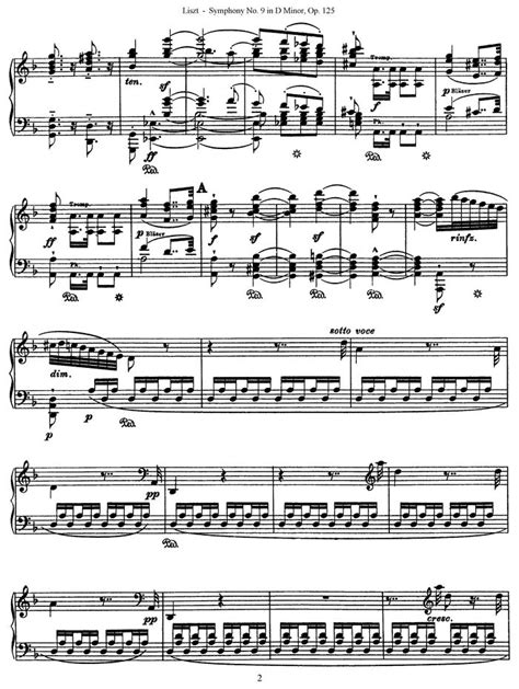 Liszt Beethoven Symphony No S Free Sheet Music By Ludwig Van