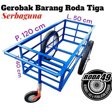 Promo Gerobak Dorong Serbaguna Roda Angkut Barang Roda Kota