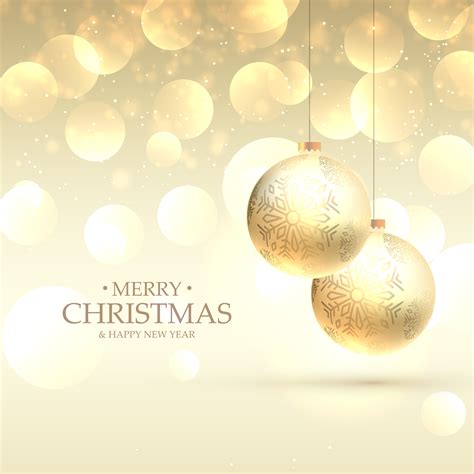 Beautiful Elegant Merry Christmas Greeting Card Background With