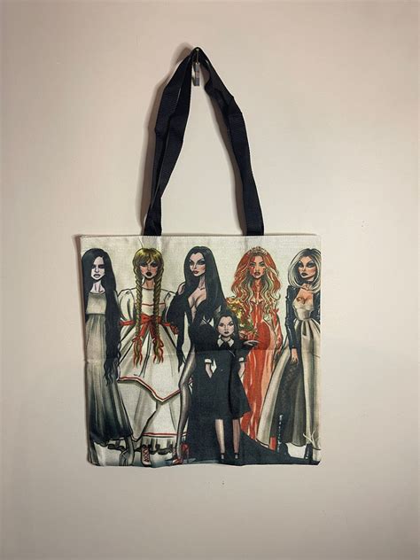 Horror Tote Bag Etsy