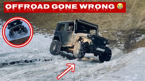 Thar Almost Flipped Offroad Gone Wrong YouTube