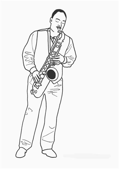 Coloriages Musicien M Tiers Et Professions Dessins Colorier