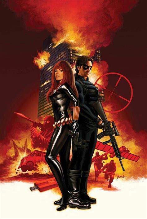 Pin By Arkhamnatic Arts On Marvel Comics Winter Soldier Black Widow