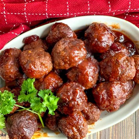 Slow Cooker Cranberry Chili Meatballs Recipe Eat Move Make