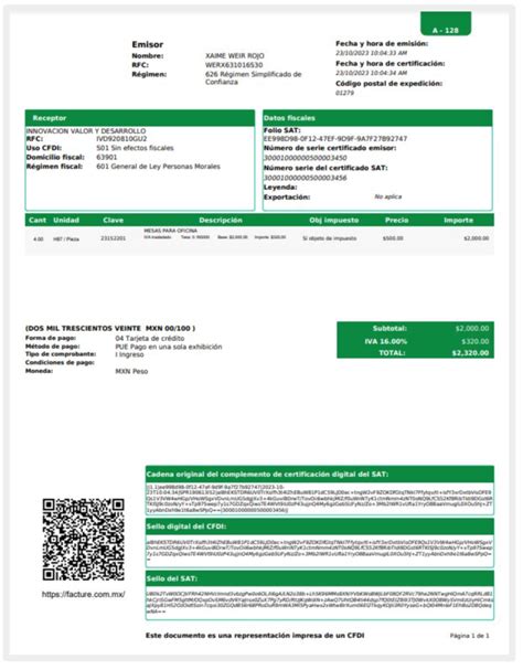 Factura De Anticipo Cfdi De Ingreso Total De La Operaci N Y Nota De