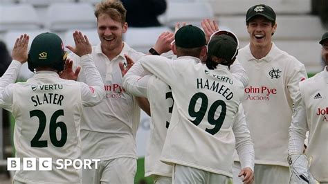 County Championship Nottinghamshire Set For First Innings Lead Against Worcestershire Bbc Sport