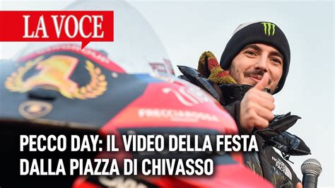 Pecco Day Il Video Della Festa Dalla Piazza Di Chivasso YouTube