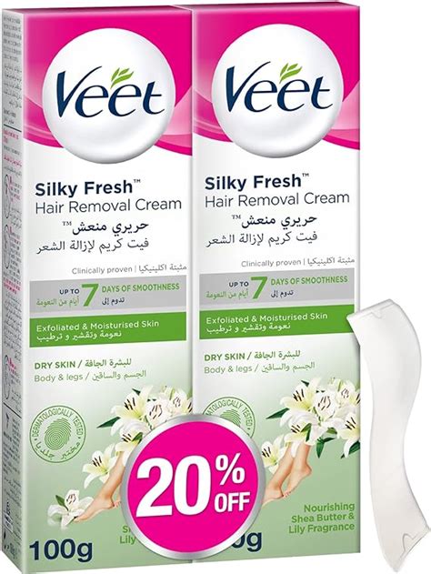 Veet Silky Fresh Hair Removal Cream Body Legs For Dry Skin