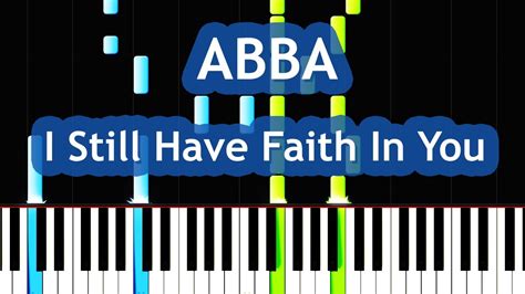 Abba I Still Have Faith In You Piano Tutorial Youtube