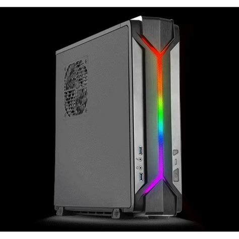 Slim Mini-ITx Case with RGB Light Strip, White - Walmart.com