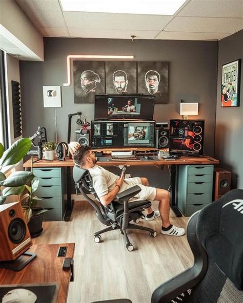 Home Studio Setup Home Office Setup Home Office Design House Design