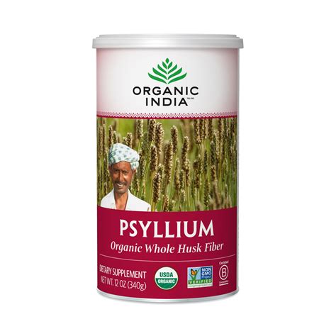 Organic Whole Husk Psyllium By Organic India Thrive Market