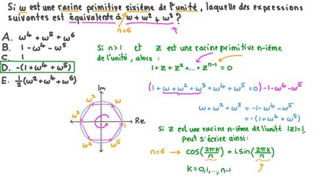 Vid O Question Somme Des Puissances Des Racines Primitives De L