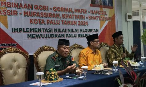 Kabag Kesra Buka Kegiatan Pembinaan Qori Dan Qoriah Kota Palu Newsurban