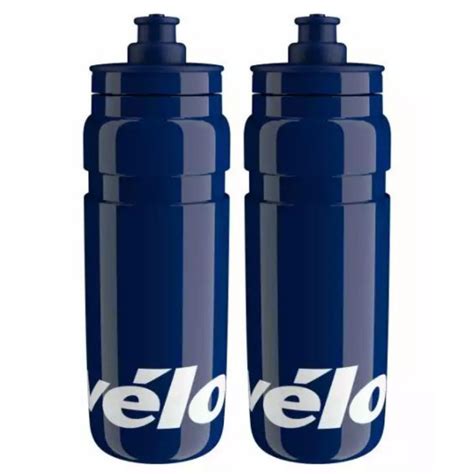 Elite Fly Cervelo Bike Water Bottles Navy Blue 750ml 2 Pack Mr