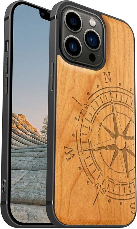 Amazon Carveit Magnetic Wood Case For Iphone Pro Case Hard