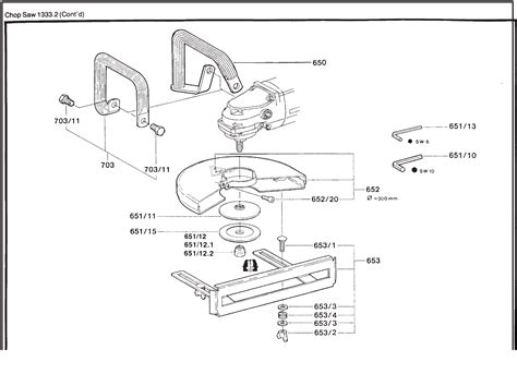 Bosch 1333 239 Chop Saw Model Schematic Parts Diagram —