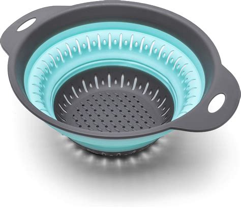 Amazon Collapsible Colander Bpa Free Silicone Food Strainer With