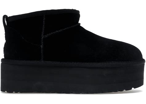 Ugg Classic Ultra Mini Platform Black Womens 1135092 Blk Cn