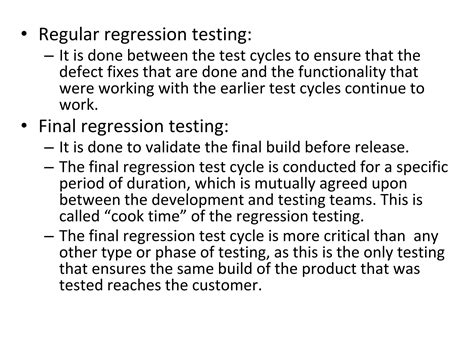 Regression Testing Ppt