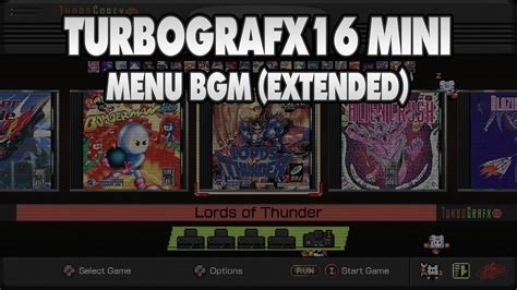 Turbografx Mini Menu Bgm Minutes Pcenginemini Turbografx Mini