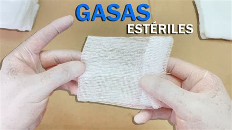 Cómo preparar Gasas Estériles Fácil YouTube