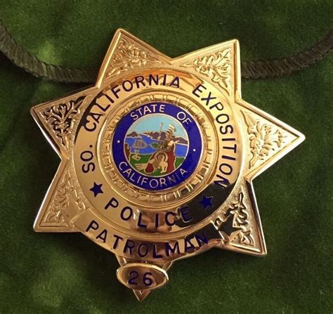 California State Law Enforcement Badges