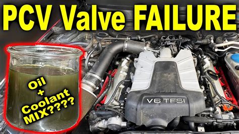 How Coolant Mixed With Engine Oil Because Pcv Failure