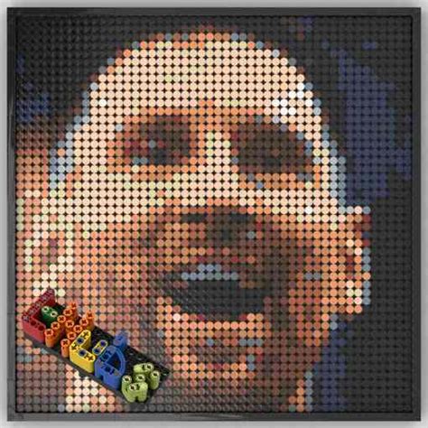 Lego Instruction Mosaic Lionel Messi L Hubs