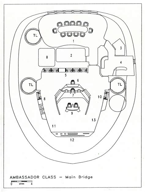 Star Trek Blueprints: Ambassador Class Starship - U.S.S. Churchill NCC ...