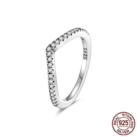 Kaufe Frauen Silber Finger Ringe F R Frauen Original Sterling