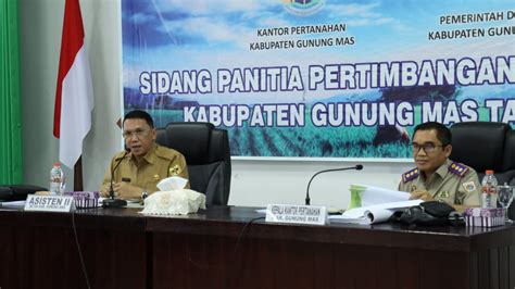 Asisten Ii Pimpin Sidang Panitia Pertimbangan Landreform Ppl Ta