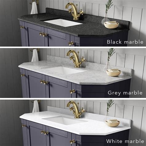 Old London By Hudson Reed 1200mm 4 Door Angled Vanity Unit White