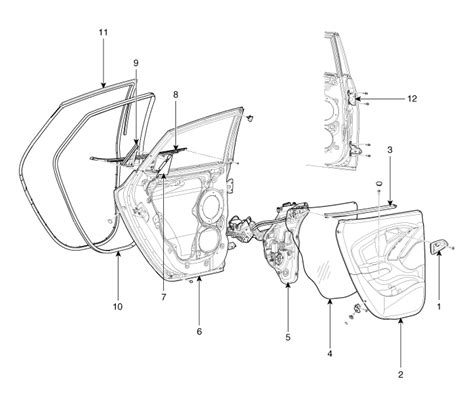 Hyundai Tucson Rear Door Components And Components Location Exterior