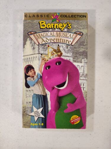 Barney Barneys Magical Musical Adventure Vhs Classic