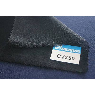 Woven Fusible Circular Knit Interlining CV350 Interfacing Hangzhou