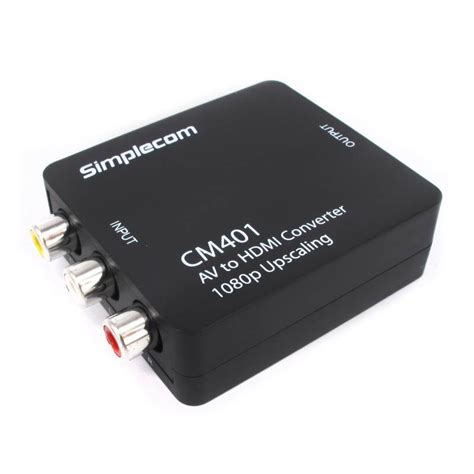 Simplecom Cm Composite Av Cvbs Rca To Hdmi Video Converter Cm