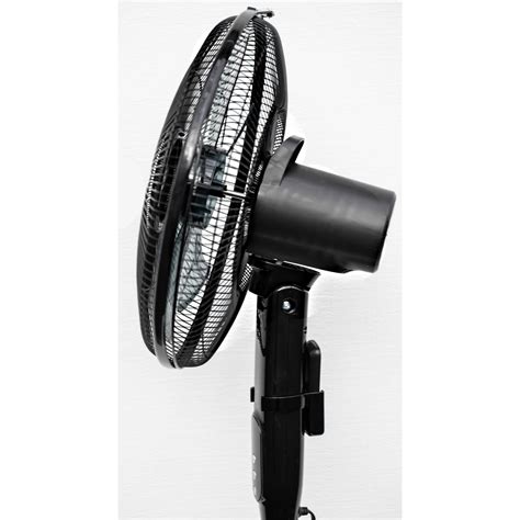 Pelonis 16 12 Speed Adjustable Height Quiet Pedestal Fan With Digital