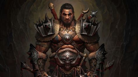 Barbarian Male Diablo Immortal K H Wallpaper Pc Desktop