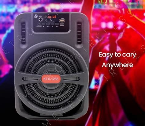 Bluetooth Portable Wireless Speaker With Free Mic And Remote Ktx