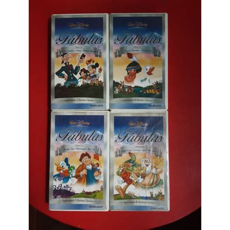 Fitas Vhs F Bulas Walt Disney Cole O Completa A Shopee Brasil